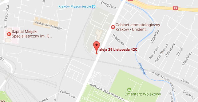 Kraków mapa