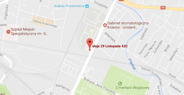 Kraków mapa