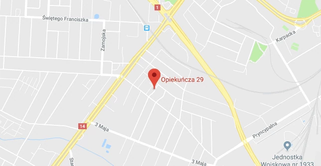 Łódź mapa