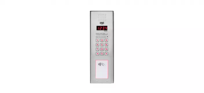 1062/101VD-RF Basic Vertical z czytnikiem kluczy/kart RFID oraz oknem informacyjnym
