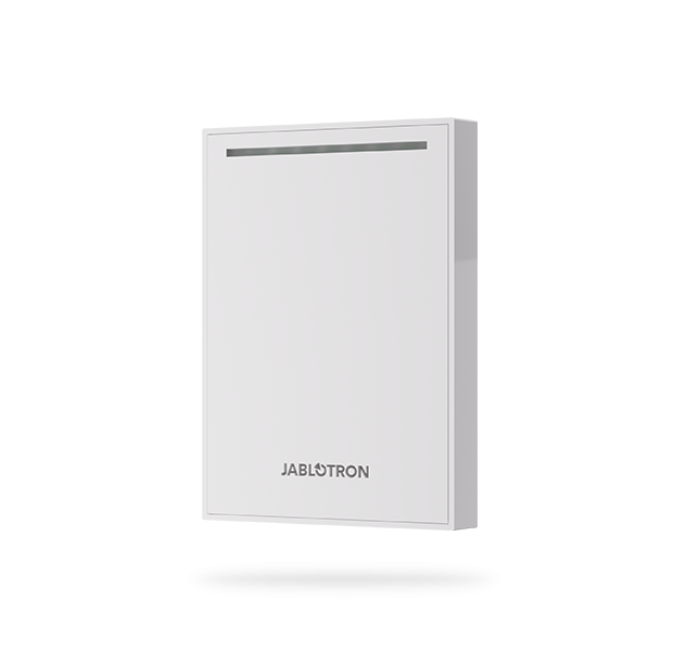 JA-120E-WH Magistralowy czytnik RFID, MIFARE, IP 55, kolor biały