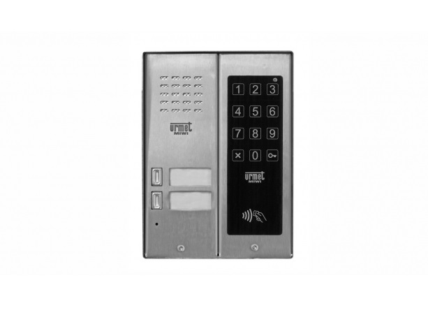5025/2D ZK-RF Panel domofonowy 2 przyciskowy z czytnikiem kart oraz zamkiem kodowym