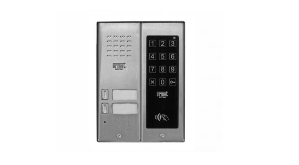 5025/2D ZK-RF Panel domofonowy 2 przyciskowy z czytnikiem kart oraz zamkiem kodowym
