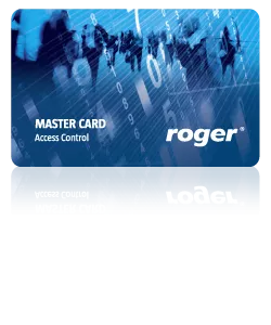 EMC-7 Karta zbliżeniowa cienka PVC EM 125 kHz z nadrukiem offsetowym ROGER Master.
