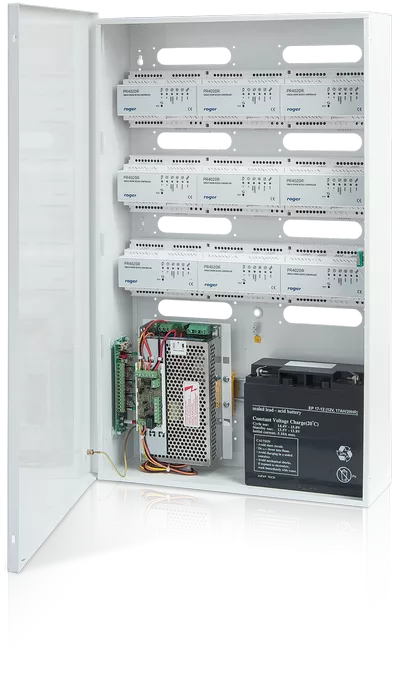 ME-5-S Obudowa z zasilaczem buforowym na moduły kontrolerów na szynę DIN i akumulator