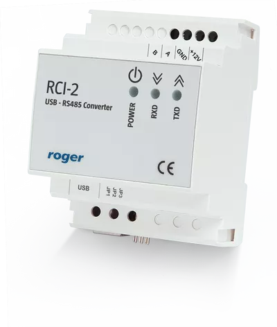 RCI-2 Interfejs komunikacyjny USB-RS485 w obudowie na szynę DIN