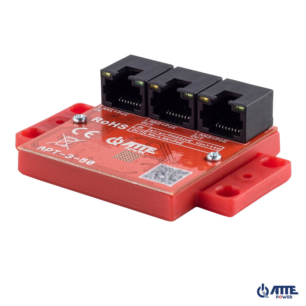 APT-3-50 Switch PoE 3 portowy 10/100/1000Mbps, extender