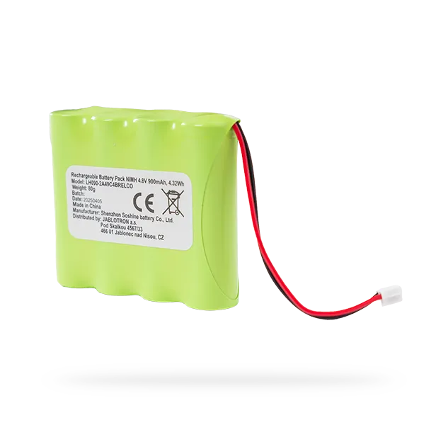 BAT-4V8-LH0900 Akumulator NiMH wielokrotnego ładowania 4.8V/900 mAh do JA-150R, JA-151R