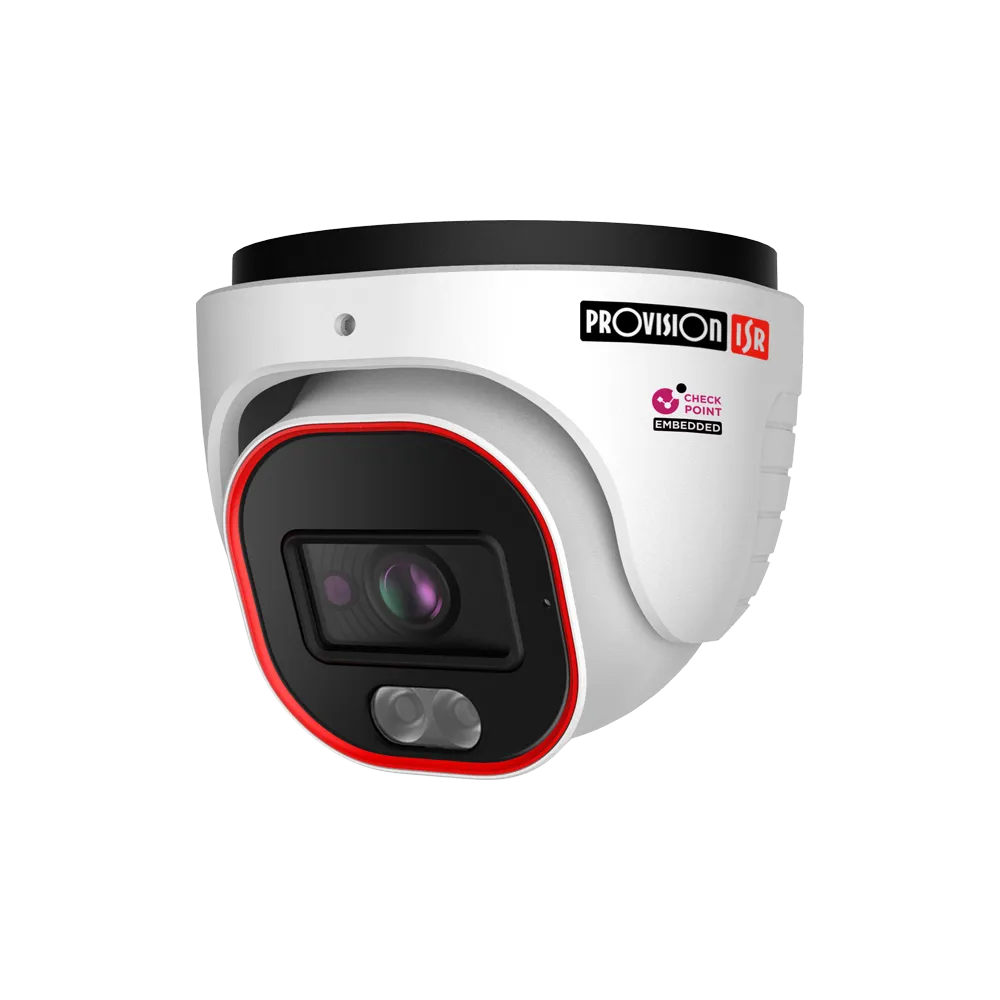 DH-340IPSN-28 Kamera kopułkowa IP Provision 4MP 2,8mm IR + LED 20m PoE, mikrofon, IP67