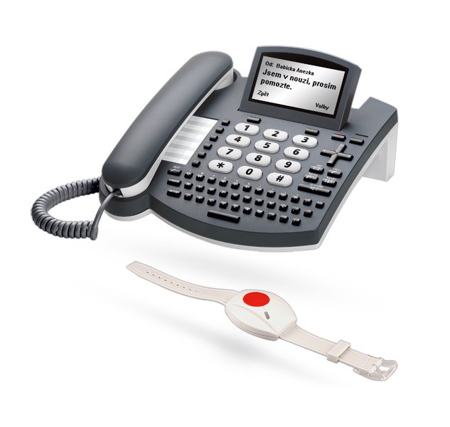 GR BASIC Jablotron telefon biurkowy GSM