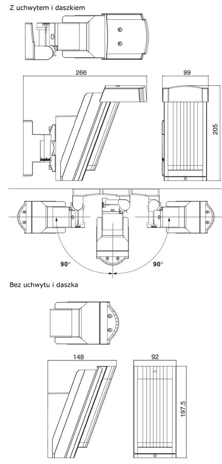 HX-40DAM  Zewnętrzna czujka dualna PIR+MW