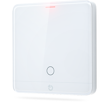 JB-111TH  Czujnik temperatury i wilgotności BUS z funkcją termostatu (biały)