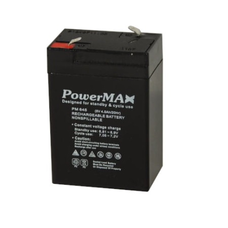 PM645 Akumulator 6V 4,5Ah POWERMAX