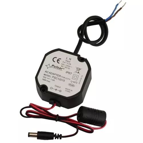 PSC12015 Zasilacz impulsowy - hermetyczny dopuszkowy 12V/1,5A/62mm do puszek 80mm, Pulsar