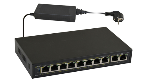 S108 Switch 10-portowy dla 8 kamer IP, 1...