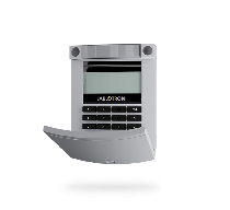 JA-114E-GR Klawiatura LCD z czytnikiem RIFD BUS, kolor szary