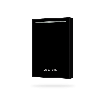 JA-120E-BK Magistralowy czytnik RFID, MIFARE, IP 55, kolor czarny