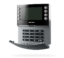 JA-115E-GR Czterosegmentowa klawiatura LCD z czytnikiem RFID BUS (szara)