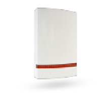 JA-1X1A-C-WH Pokrywa przednia BIAŁA sygnalizatora, czerwone światło