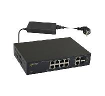 SF108 Switch PoE 12-portowy do 8 kamer IP