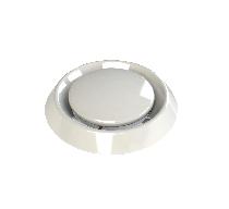 VZ_MDV_TV125PL Anemostat (nawiewnik) okrągły lub ścienny Ø125mm, biały plastik