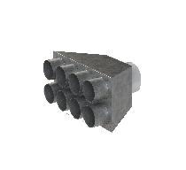 VZ_RBX_PD8 Skrzynka rozdzielcza  prosta dwurzędowa