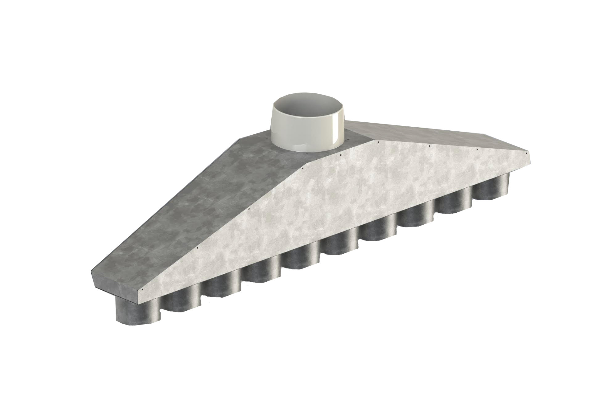 VZ_RBX_PJ10_GIZ Skrzynka rozdzielcza prosta, jednorzędowa 1x150 / 10x90, izolowana