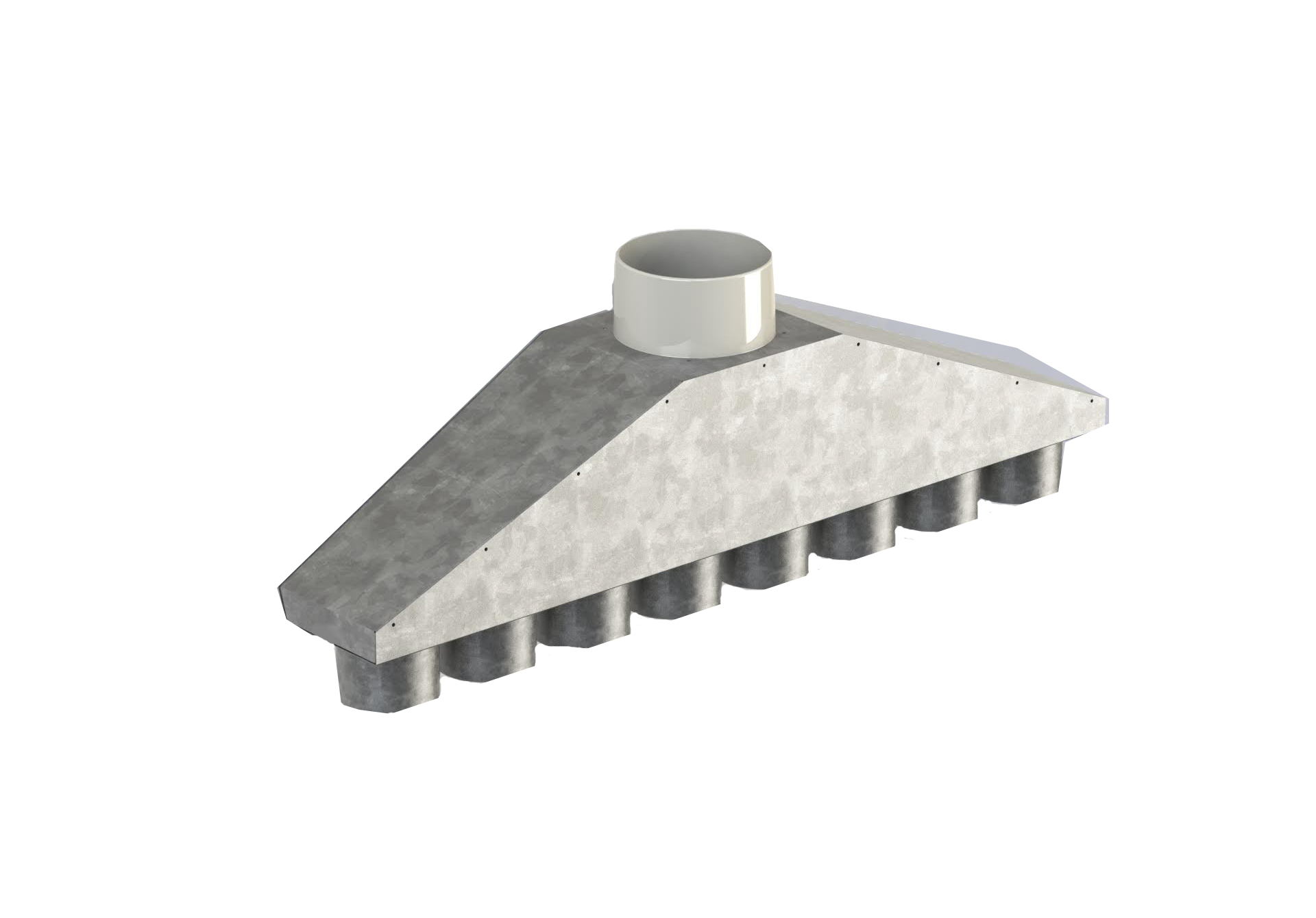 VZ_RBX_PJ8_GIZ Skrzynka rozdzielcza prosta, jednorzędowa 1x150 / 8x90, izolowana