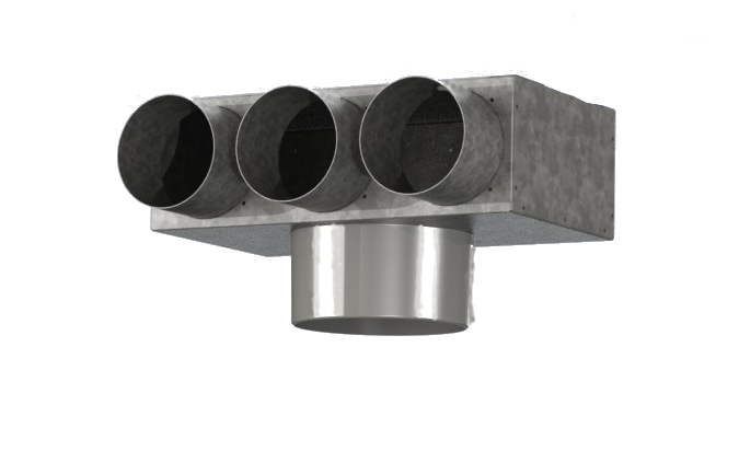 VZ_RBX_FBR02 Skrzynka rozdzielcza prostopadła 1x150/3x90