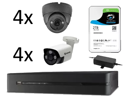 5. RMH-0825EU-K + 4x AHDMX-2020 + 4x TWN-23SMIR + ST2000VX008 + PSD12050