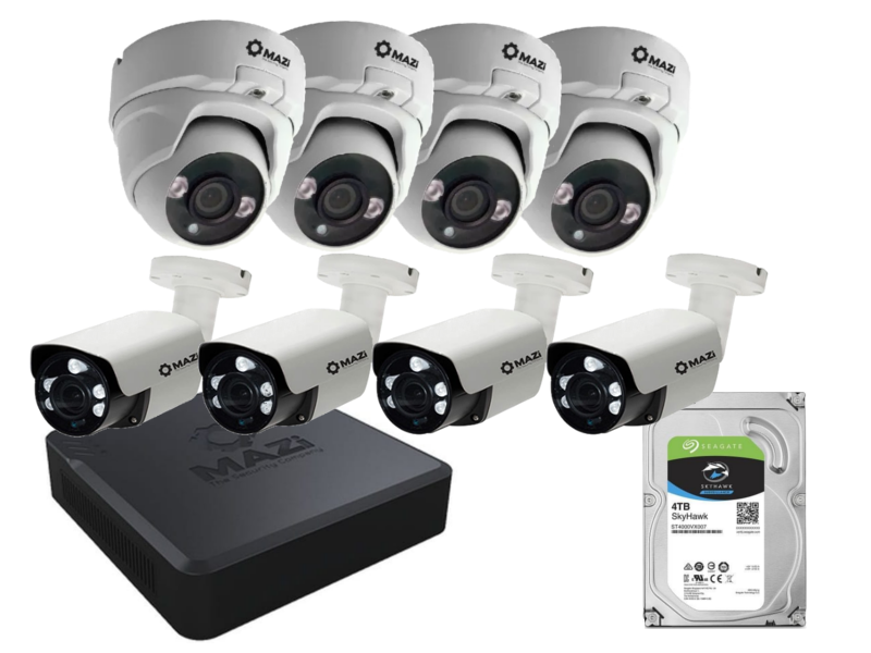 6. IMVR-08QPOE + 4x IVN-41IR + 4x IWN-43VR + ST4000VX007