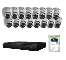  INVR-16L208H2 + 16x IVN-44EIR + DYSK 8TB + SWITCH