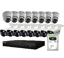  INVR-16L208H2 + 8x IVN-44EIR + 8x IWN-44EVR + Dysk 8TB + SWITCH